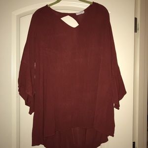 Lush maroon dress: size S