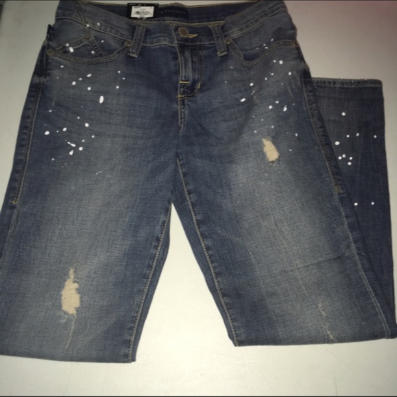 Rock & Republic Boyfriend Slim Jeans NWT Distress - Picture 2 of 4