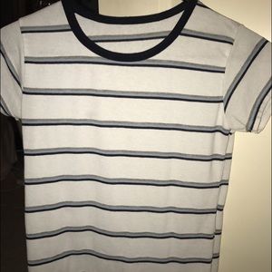 American Apparel crop top stripped size S