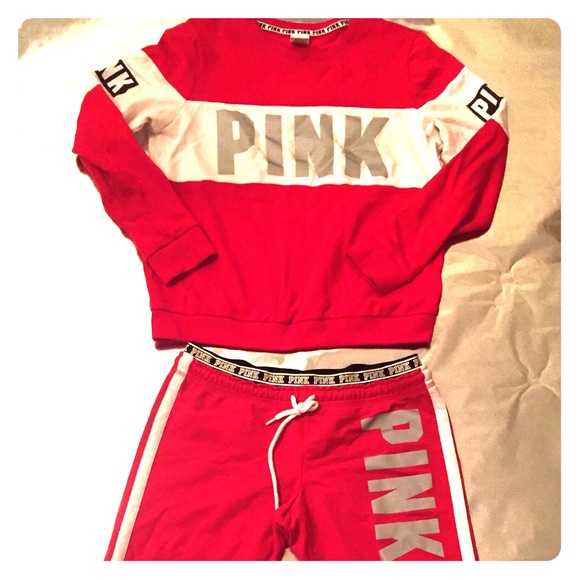 ❣️ PINK Pullover + Gym Pants ❣️