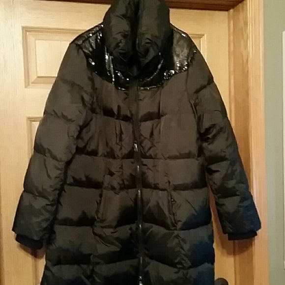 none Jackets & Blazers - Black,puff and bling coat