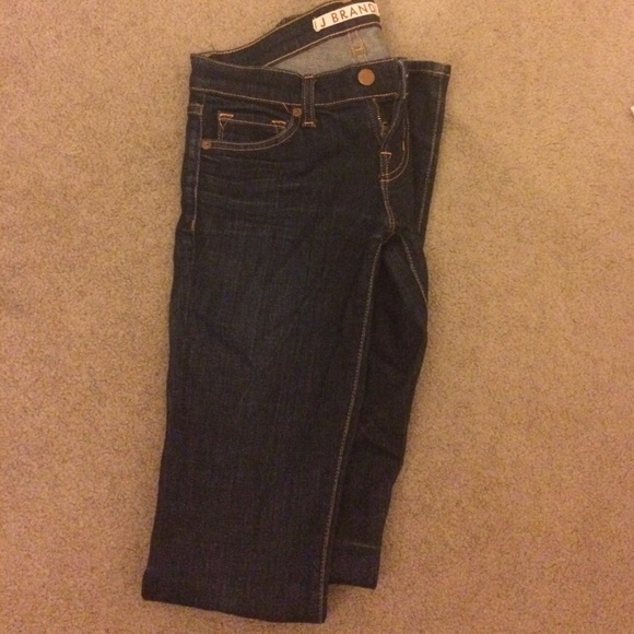 Size 23 dark blue straight leg jbrand jeans