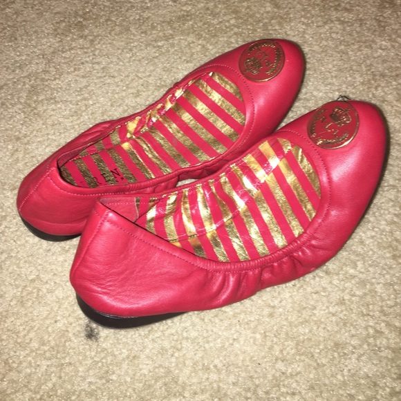 Ralph Lauren red flats - Picture 1 of 2