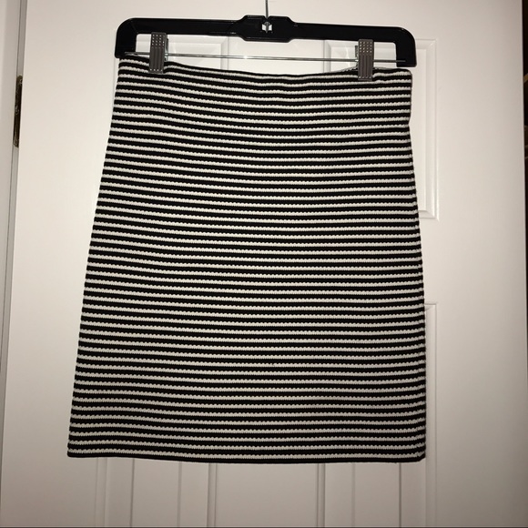 Theory Striped mini skirt