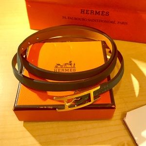 Hermes Leather Bracelet