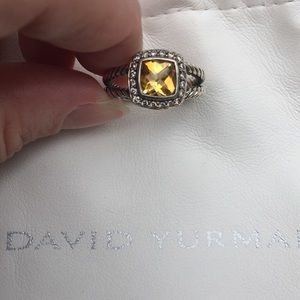 David Yurman Petite Albion Ring in Citrine