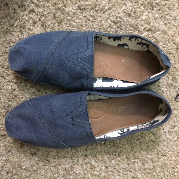 Used Blue Women's Toms