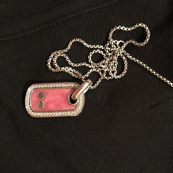 David Yurman dog tag