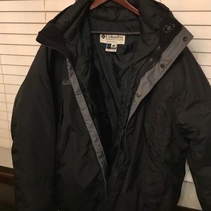 Columbia down multilayer winter coat