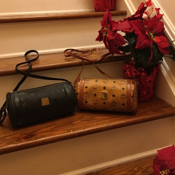 MCM Handbags - MCM black vintage barrel bag