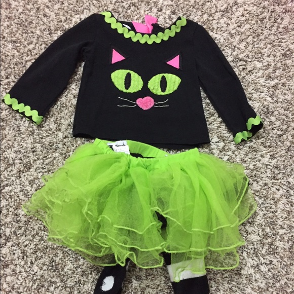 MudPie Outfit - Kitty w/ Tutu - 9-12 Months