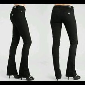 Black guess bootcut jeans new