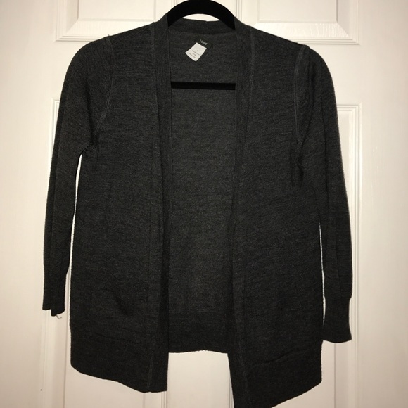 J Crew Open Cardigan