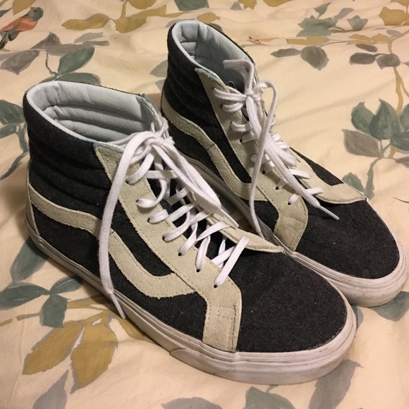 wool vans sk8 hi
