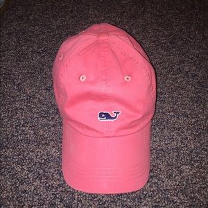 Vineyard Vines Coral Whale Hat