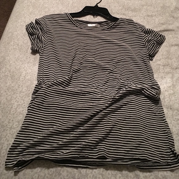 Sold together!Striped shirt& American eagle jeans - Picture 1 of 4