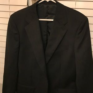 Express 2 button charcoal blazer