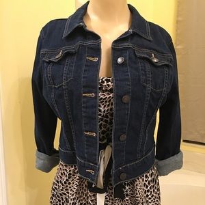 Old Navy crop Jean Jacket -Lg