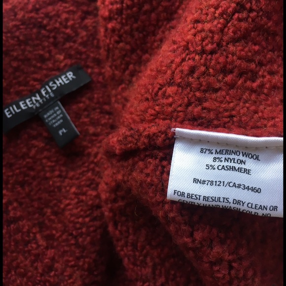 Eileen Fisher Dark Red Cozy sweater