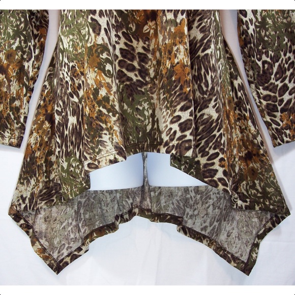 NEW Yummy Plus 5X Cowl Neck Hi-Lo Top - Picture 5 of 10