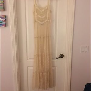 RARE Free People Ivory Lace Slip/Maxi/Dress NWT
