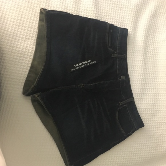 Blank NYC high waisted jean shorts