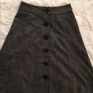 Banana Republic grey and black skirt