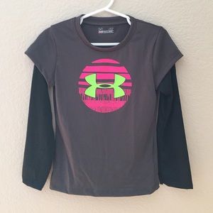 Under Armour Toddler Girl's Long- Sleeve T