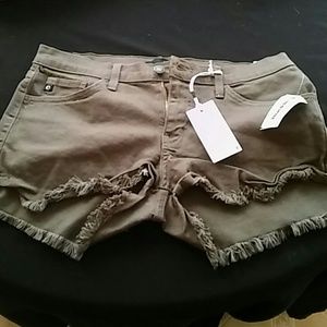 KanCan Olive Shorts|BKE BUCKLE BOHO FREE PEOPLE