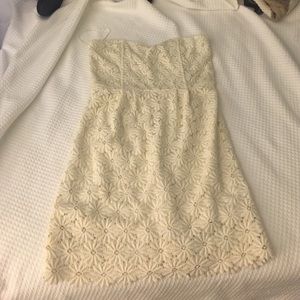 Cream lace fransescas dress