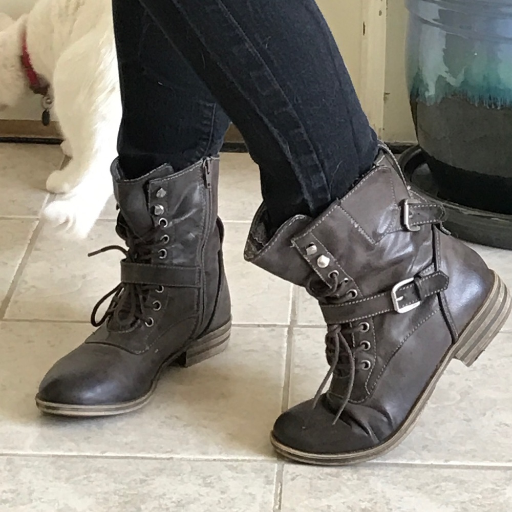 Cathy Jean Combat Boot