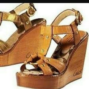 Coach platform wedges