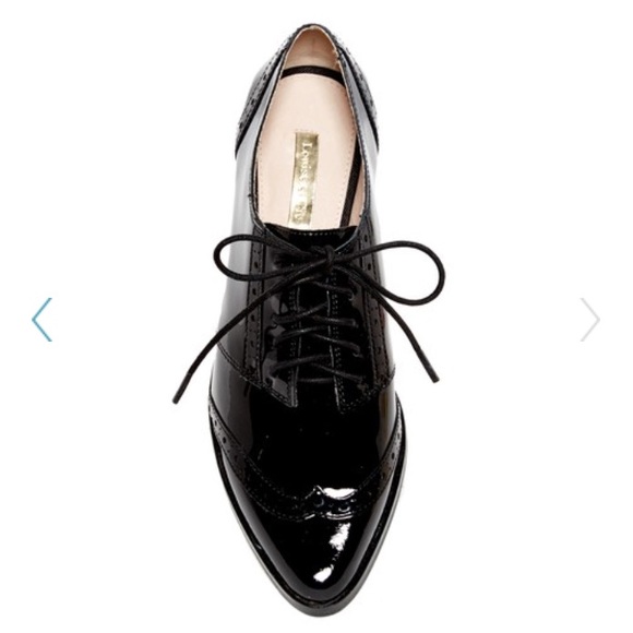 louise et cie patent oxfords