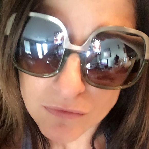 Phillip Lim Black Lucite & Stainless Steel Sunglasses - Picture 5 of 6