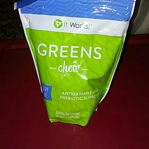 It works green's chew