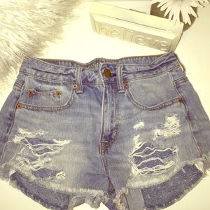 American eagle jean shorts