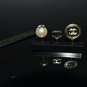 Chanel cell phone ear jack iPhone Charms Authentic