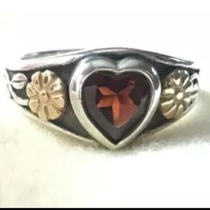 James Avery garnet ring