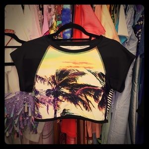 🌴 tropical Roxy rashguard 🌴