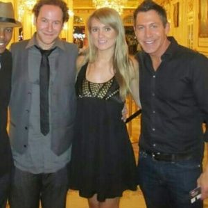 Lipsy London black open back babydoll dress