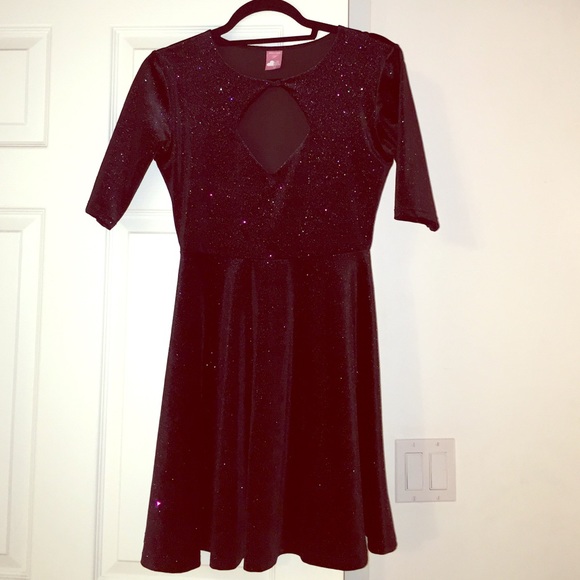 AA sparkle velvet keyhole dress!!!