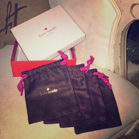 Kate Spade ♠️ gift box, jewelry bags