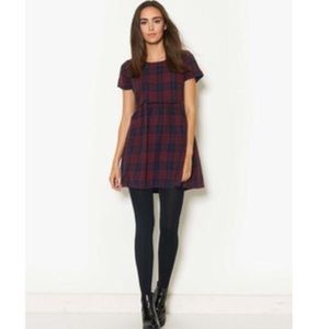 Asos Red Plaid Dress with Tags Size S