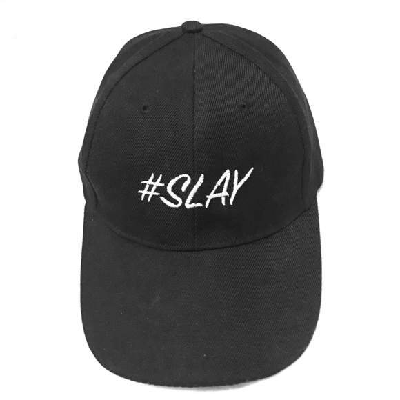 #Slay baseball hat