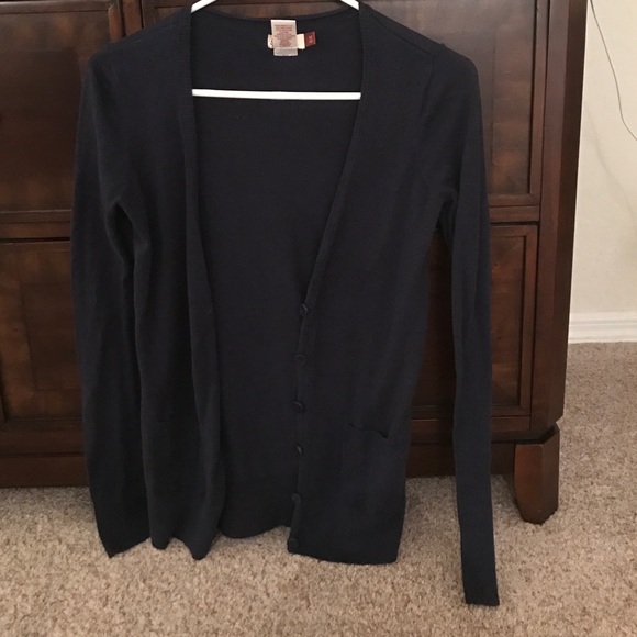 Dark blue cardigan