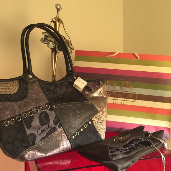 COACH TONAL TOTE