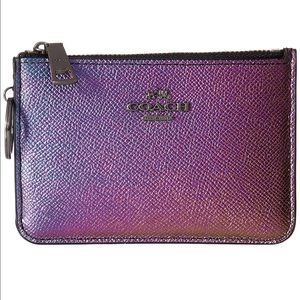 COACH hologram coin purse