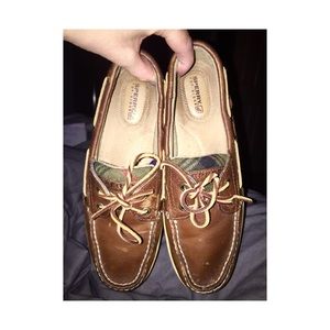 Sperry Koifish Wool Plaid Boat Shoe