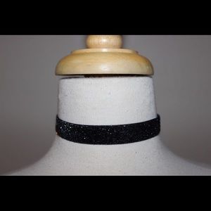Black Glitter Choker