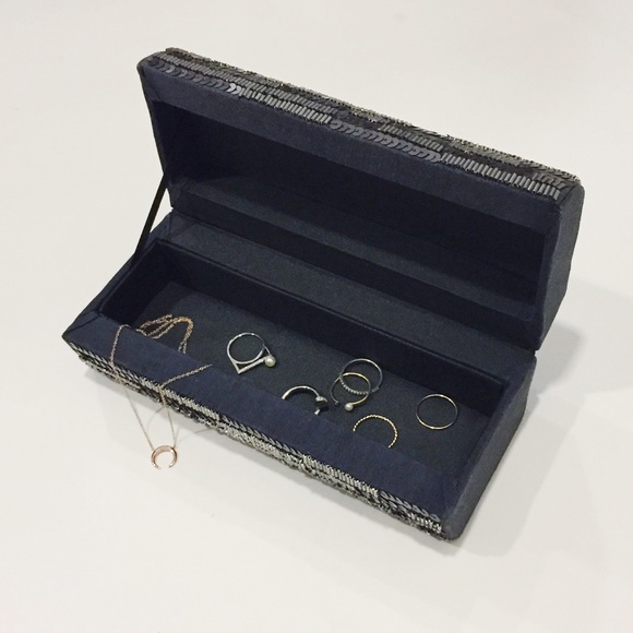 Anthropologie beaded jewelry box - Picture 2 of 4